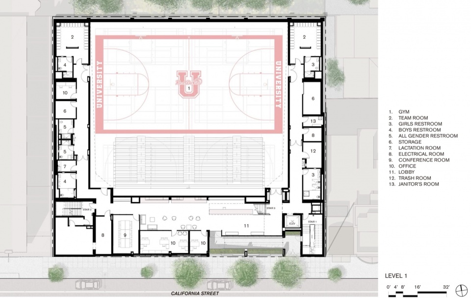 university high school california street campus by leddy maytum stacy architects