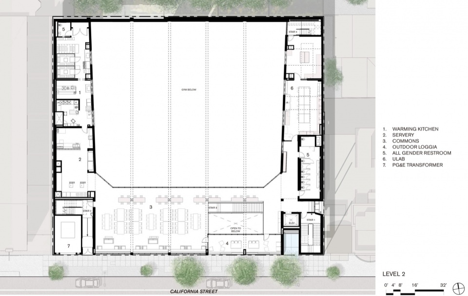university high school california street campus by leddy maytum stacy architects