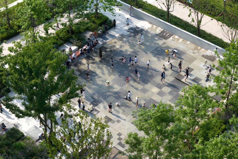 Green Heart Park Commercial Destination at Lux River Sanctuary Chongqing by Z T STUDIO