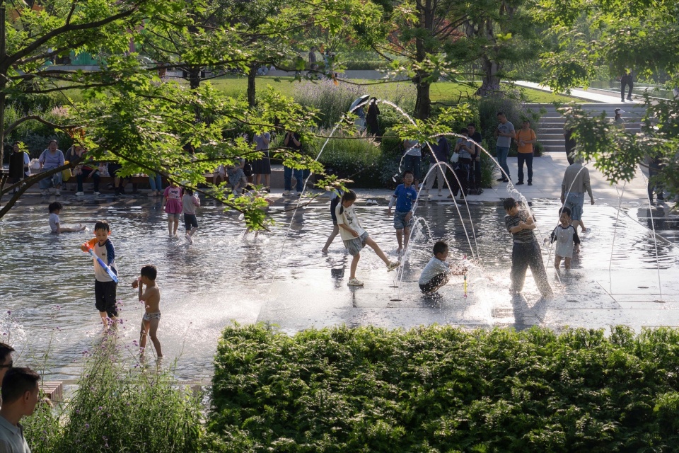Green Heart Park Commercial Destination at Lux River Sanctuary Chongqing by Z T STUDIO