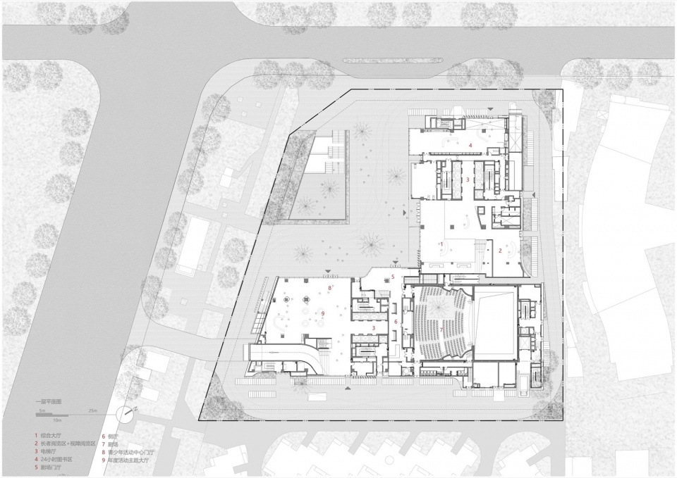 Luohu Library and Youth Activity Center by HHD Shenzhen Huahui Design iDEA