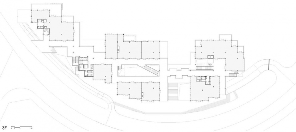 Green Heart Commercial Complex A4X Art Center by E Plus Design