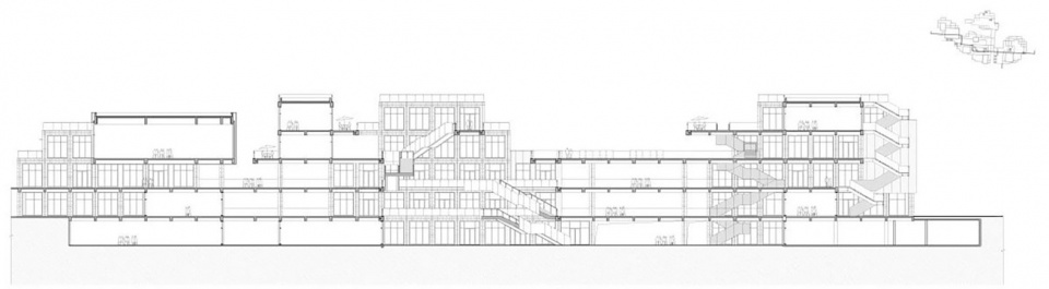 Green Heart Commercial Complex A4X Art Center by E Plus Design