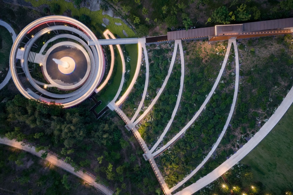 Green Heart Park Commercial Destination at Lux River Sanctuary Chongqing by Z T STUDIO