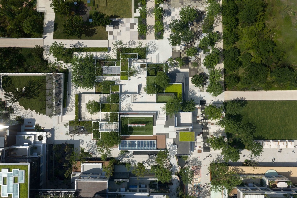 Green Heart Park Commercial Destination at Lux River Sanctuary Chongqing by Z T STUDIO