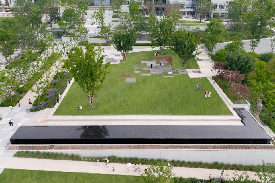 Green Heart Park Commercial Destination at Lux River Sanctuary Chongqing by Z T STUDIO